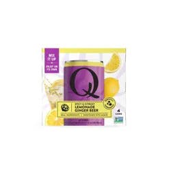 Q Mixers Q Mixer Ginger Beer Lemonade 4pk/7.5 fl oz