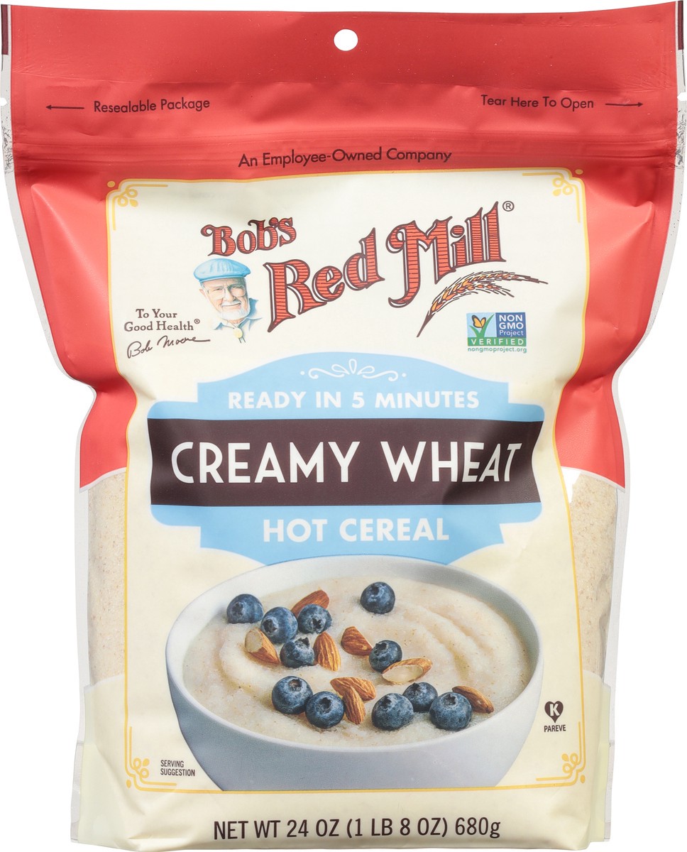 slide 6 of 9, Bob's Red Mill Wheat Hot Cereal, 24 oz