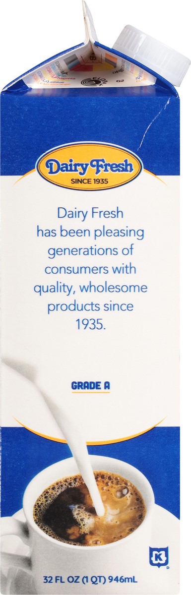 slide 7 of 9, Dairy Fresh Cream Half And Half, 32 oz
