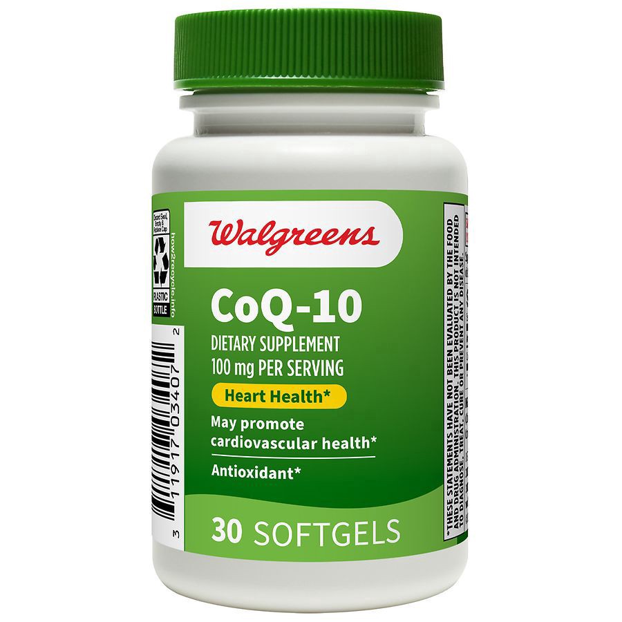 slide 1 of 4, Walgreens CoQ-10 200mg Softgels, 30 ct