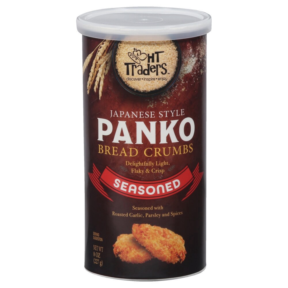 slide 2 of 3, Harris Teeter Traders Seasoned Japanese Style Panko Bread Crumbs, 8 oz