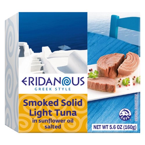 slide 1 of 1, Eridanous smoked tuna in sunflower oil, 5.6 oz