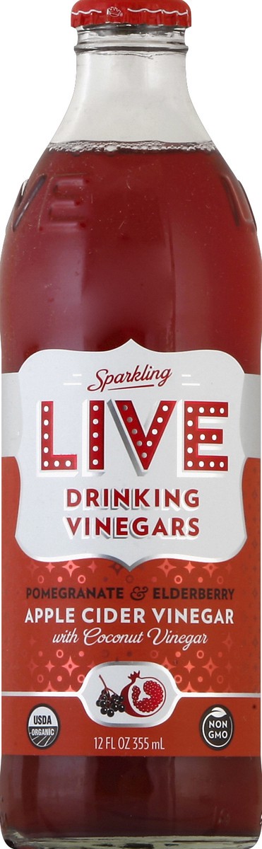 slide 4 of 4, LIVE Vinegar 12 oz, 12 oz