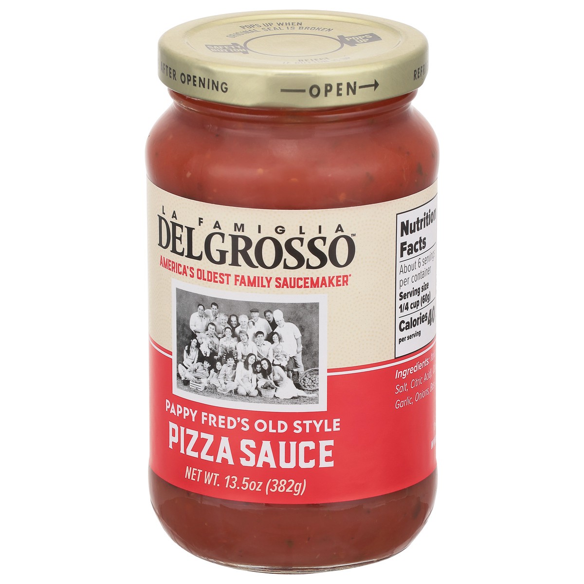 slide 9 of 11, La Famiglia DelGrosso DelGrosso Pappy Fred's Old Style Pizza Sauce, 13.5 oz