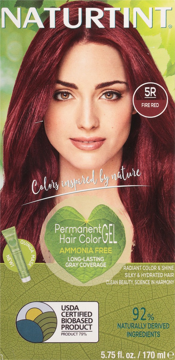 slide 6 of 12, Naturtint Fire Red 5R Ammonia Free Permanent Hair Color Gel 5.75 fl oz, 1 ct