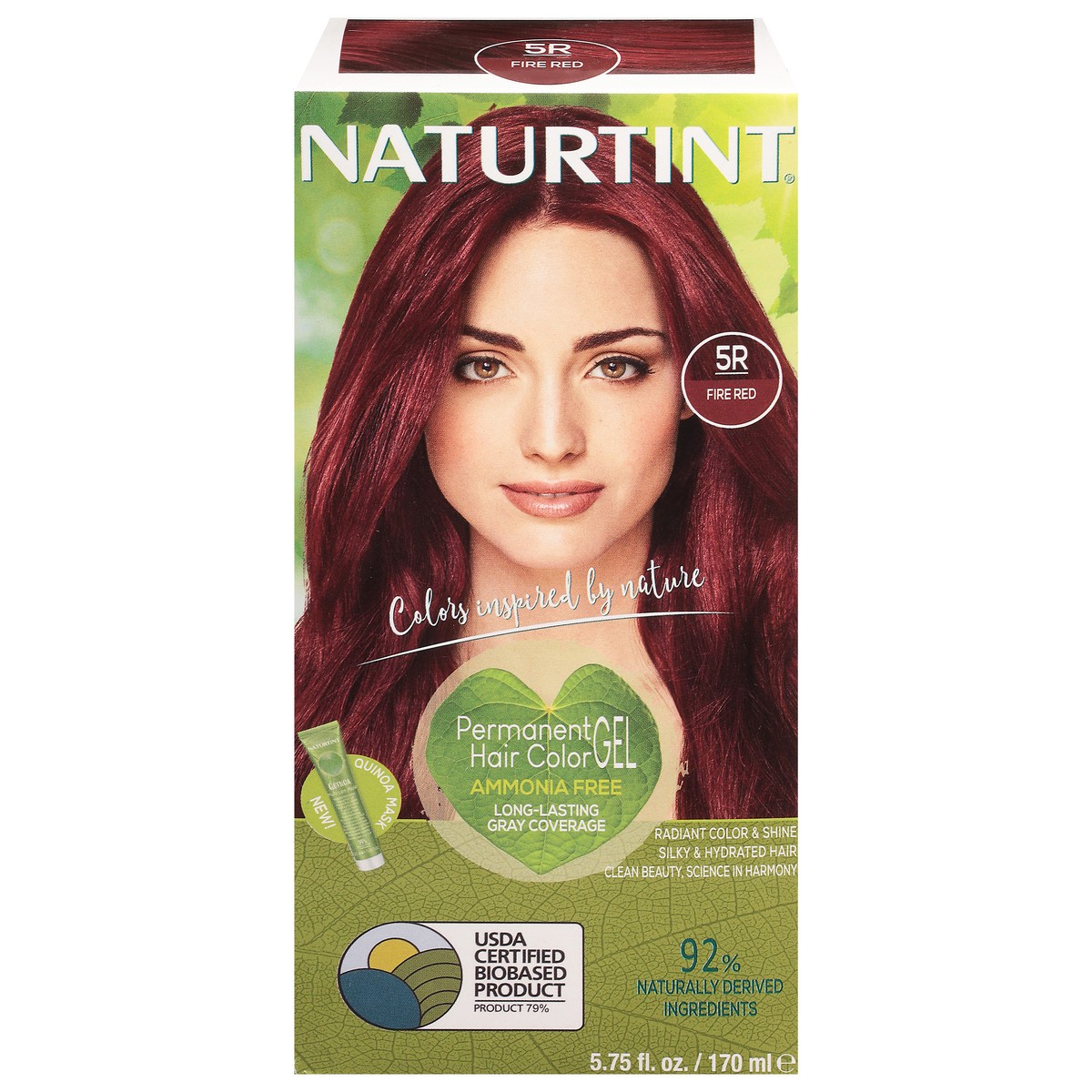 slide 11 of 12, Naturtint Fire Red 5R Ammonia Free Permanent Hair Color Gel 5.75 fl oz, 1 ct