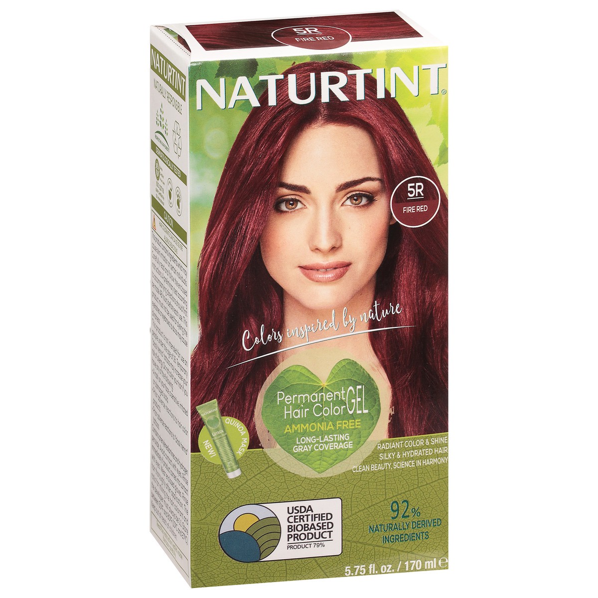 slide 9 of 12, Naturtint Fire Red 5R Ammonia Free Permanent Hair Color Gel 5.75 fl oz, 1 ct