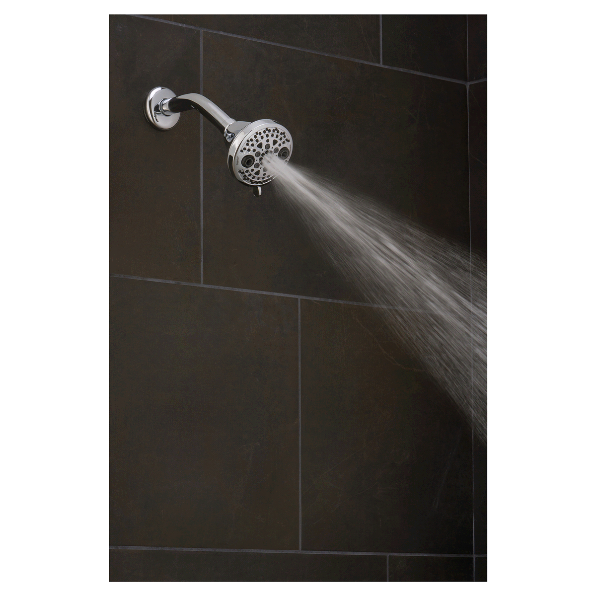 slide 4 of 7, Oxygenics PowerMassage 5-Setting Chrome Fixed Shower Head, 1 ct