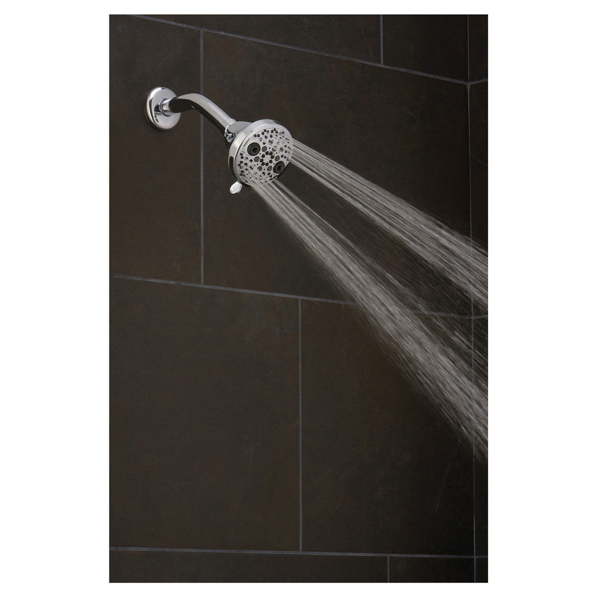 slide 6 of 7, Oxygenics PowerMassage 5-Setting Chrome Fixed Shower Head, 1 ct