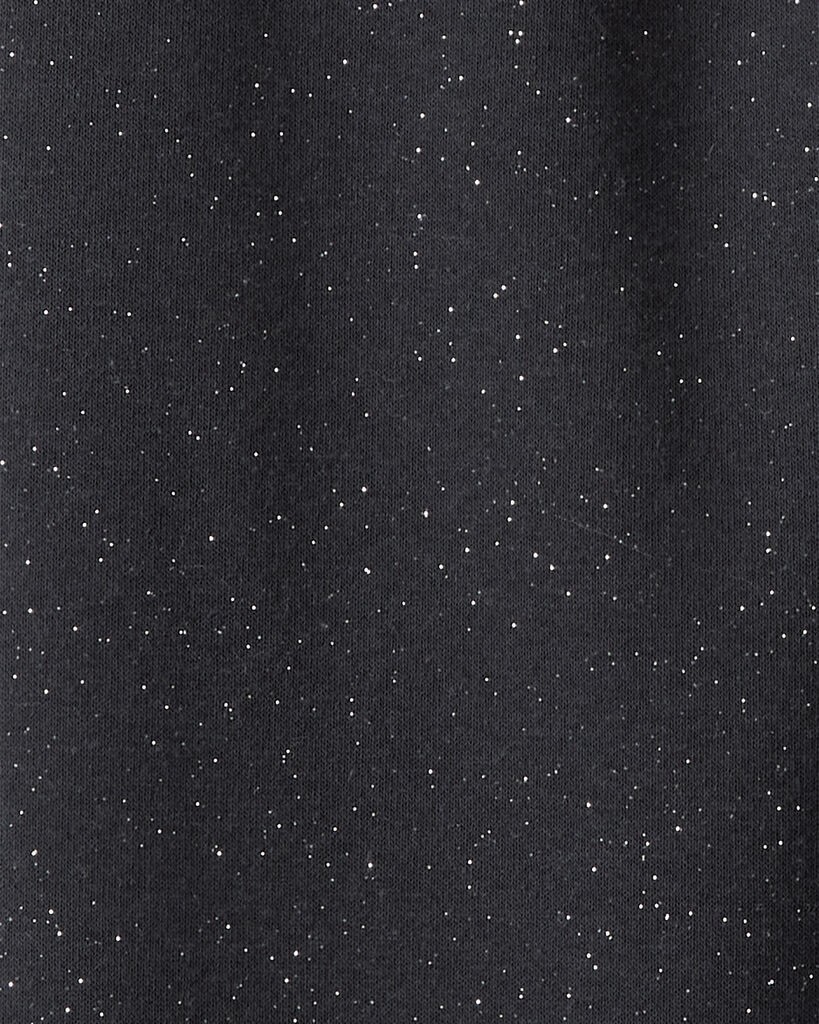 slide 2 of 4, Oshkosh Girls Wicked Elphaba Sparkle Joggers - Black Black 10, 1 ct