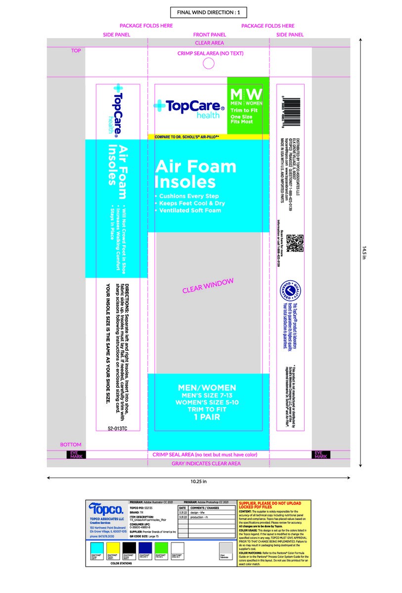 slide 2 of 12, Topcare Unisex Comfort Insoles, 1 ct