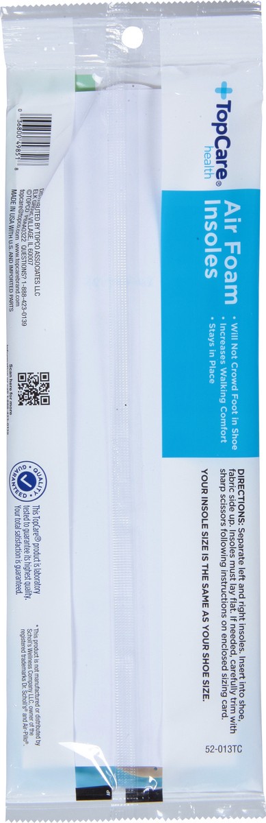 slide 7 of 12, Topcare Unisex Comfort Insoles, 1 ct