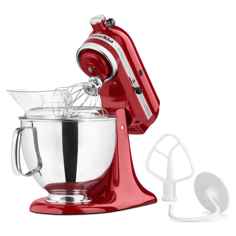 slide 3 of 8, KitchenAid Artisan Series 5qt Tilt-Head Stand Mixer - Empire Red KSM150, 5 qt