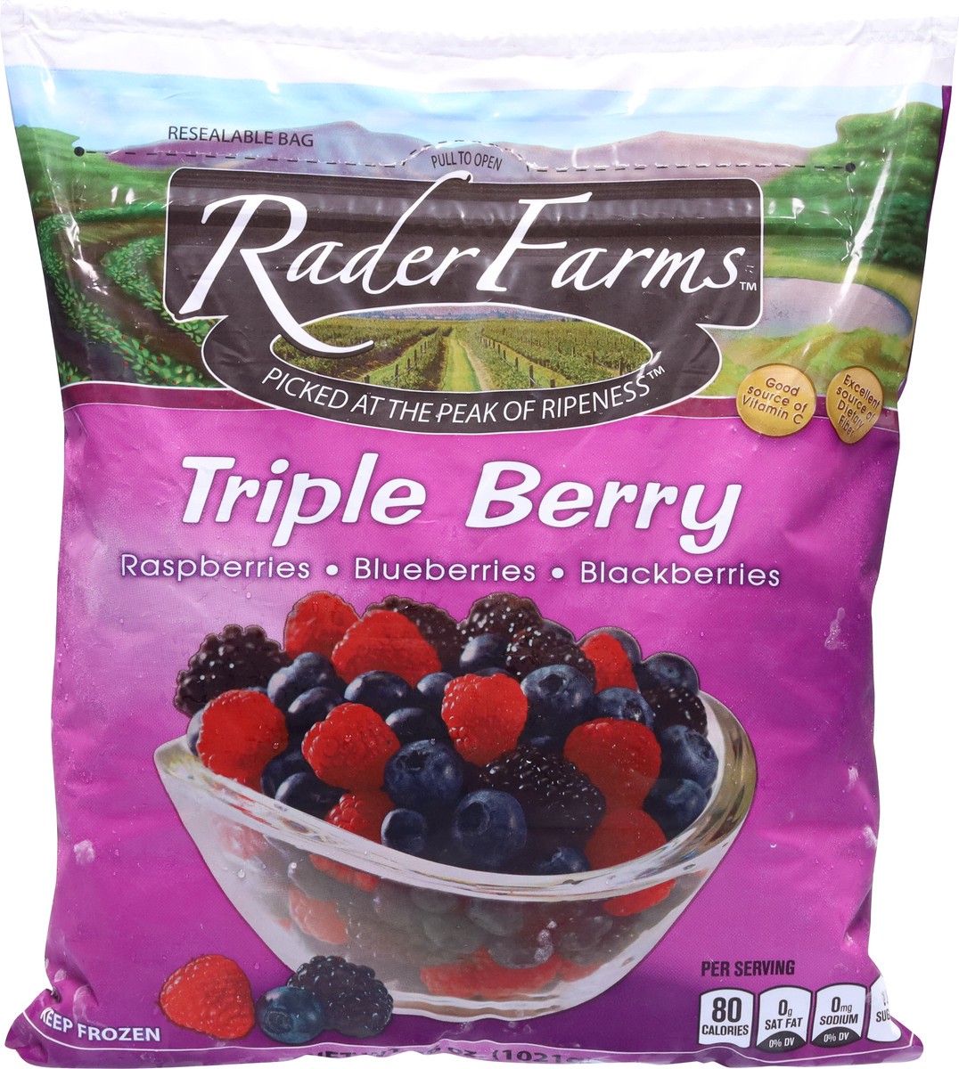 slide 6 of 9, Rader Farms Triple Berry 36 oz, 36 oz