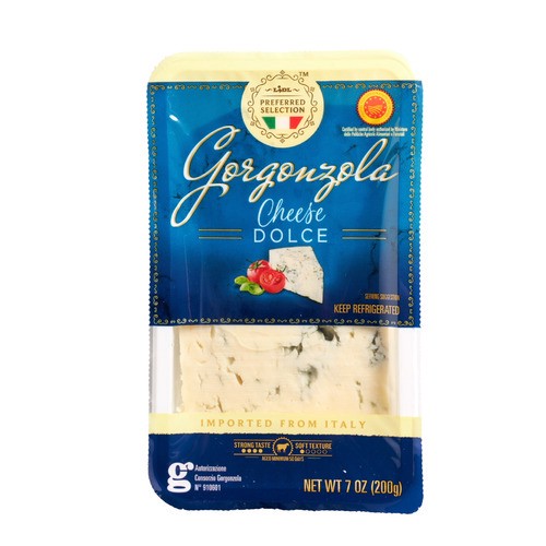 slide 1 of 1, Lidl Preferred Selection gorgonzola cheese, 7 oz