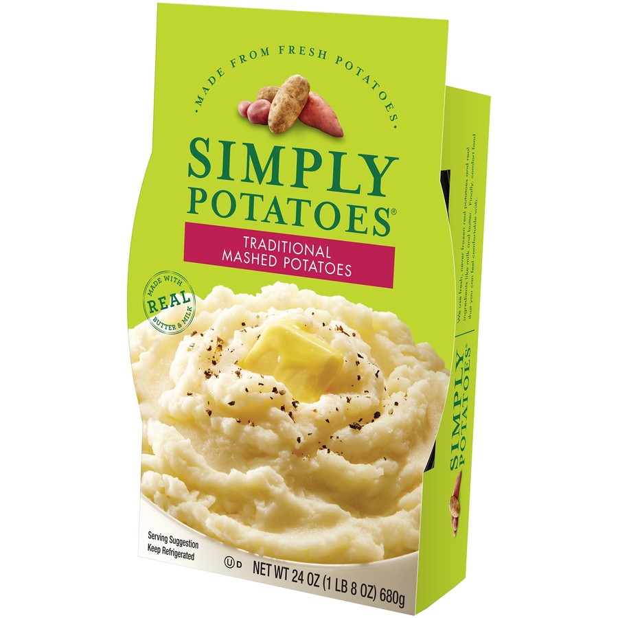 slide 2 of 5, Simply Potatoes Traditional Mashed Potatoes 24 oz. Tray, 24 oz