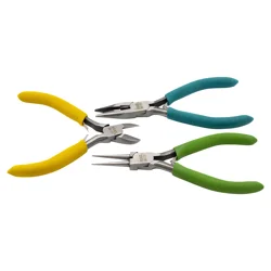Beadsmith® Color I.d. 3-Piece Economy Pliers Set