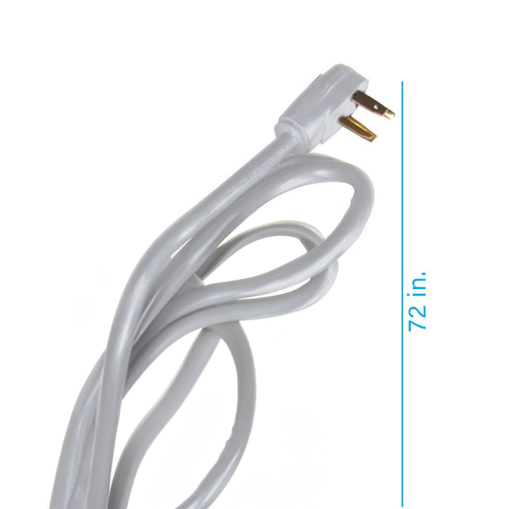 slide 6 of 6, Utilitech 6-ft 30 -Amp 3 -Prong Gray Dryer Appliance Power Cord, 1 ct