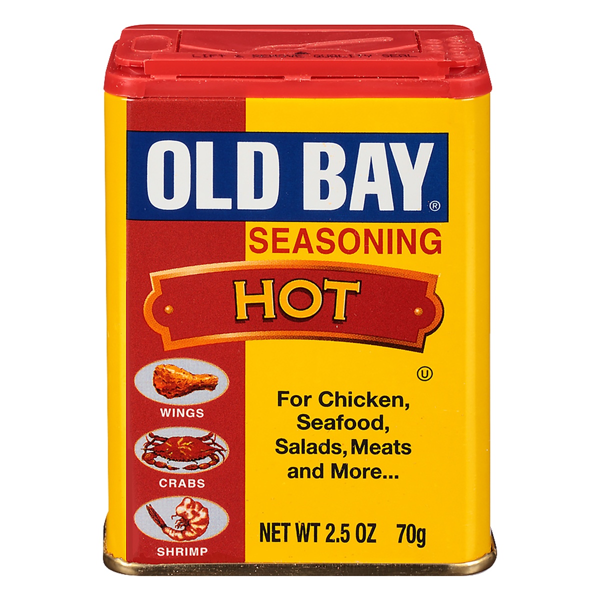 slide 1 of 2, Old Bay Hot Seasoning, 2.5 oz