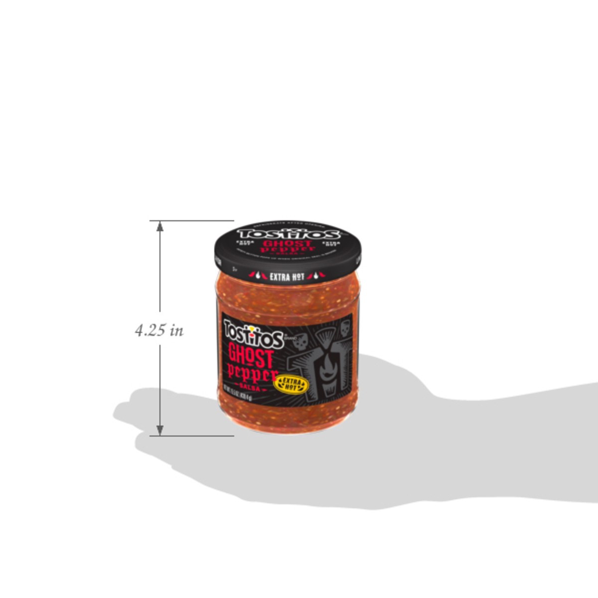 slide 5 of 10, Tostitos Salsa Dip Ghost Pepper 15.5 Oz, 15.5 oz