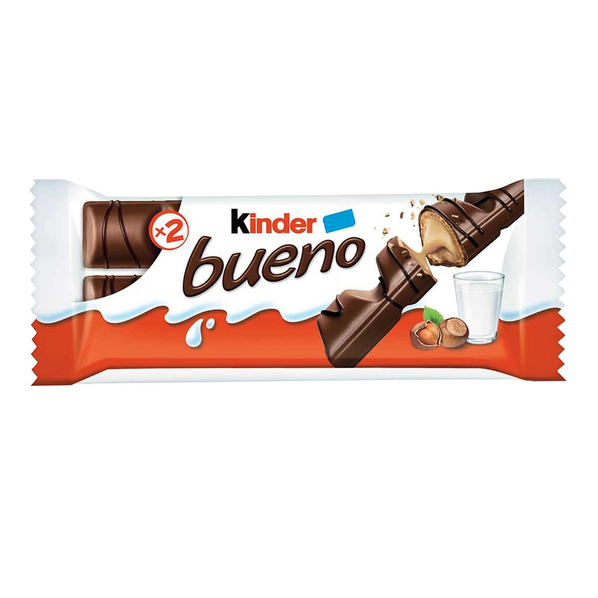 slide 1 of 1, Kinder Bueno Chocolate, 43 gram