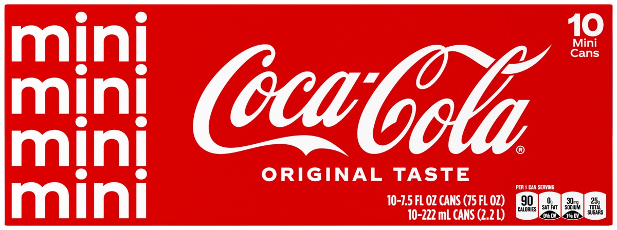 slide 11 of 11, Coca-Cola Classic, 10 ct; 7.5 fl oz