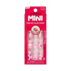 imPRESS Berry Cute Mini Nails - 20 pc