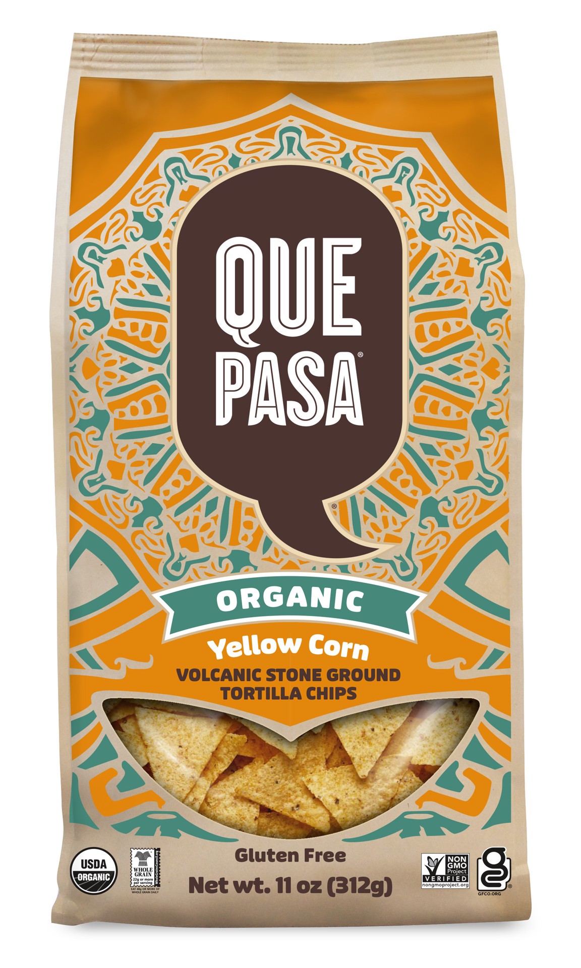 slide 1 of 4, Que Pasa Nature's Path Organic Que Pasa Organic Yellow Chips 11Oz Bag, 11 oz