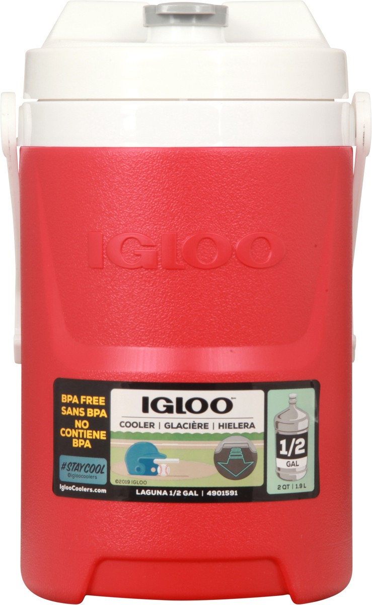 slide 5 of 10, Igloo 1/2 Gallon Red Laguna Cooler 1 ea, 1 ct