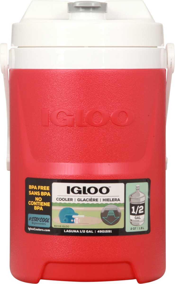 slide 1 of 10, Igloo 1/2 Gallon Red Laguna Cooler 1 ea, 1 ct