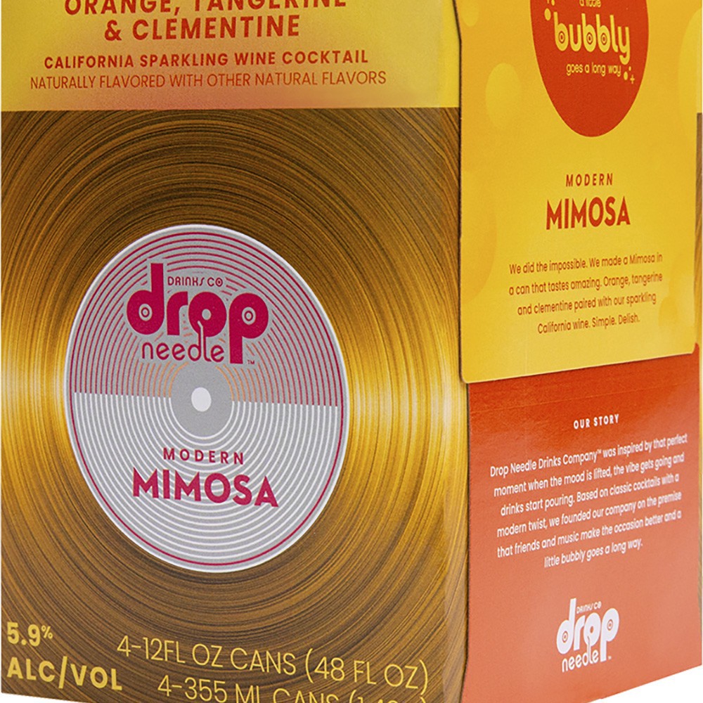 slide 1 of 1, Drop Needle Drinks Co Drop Needle Modern Mimosa, 4 ct; 12 oz