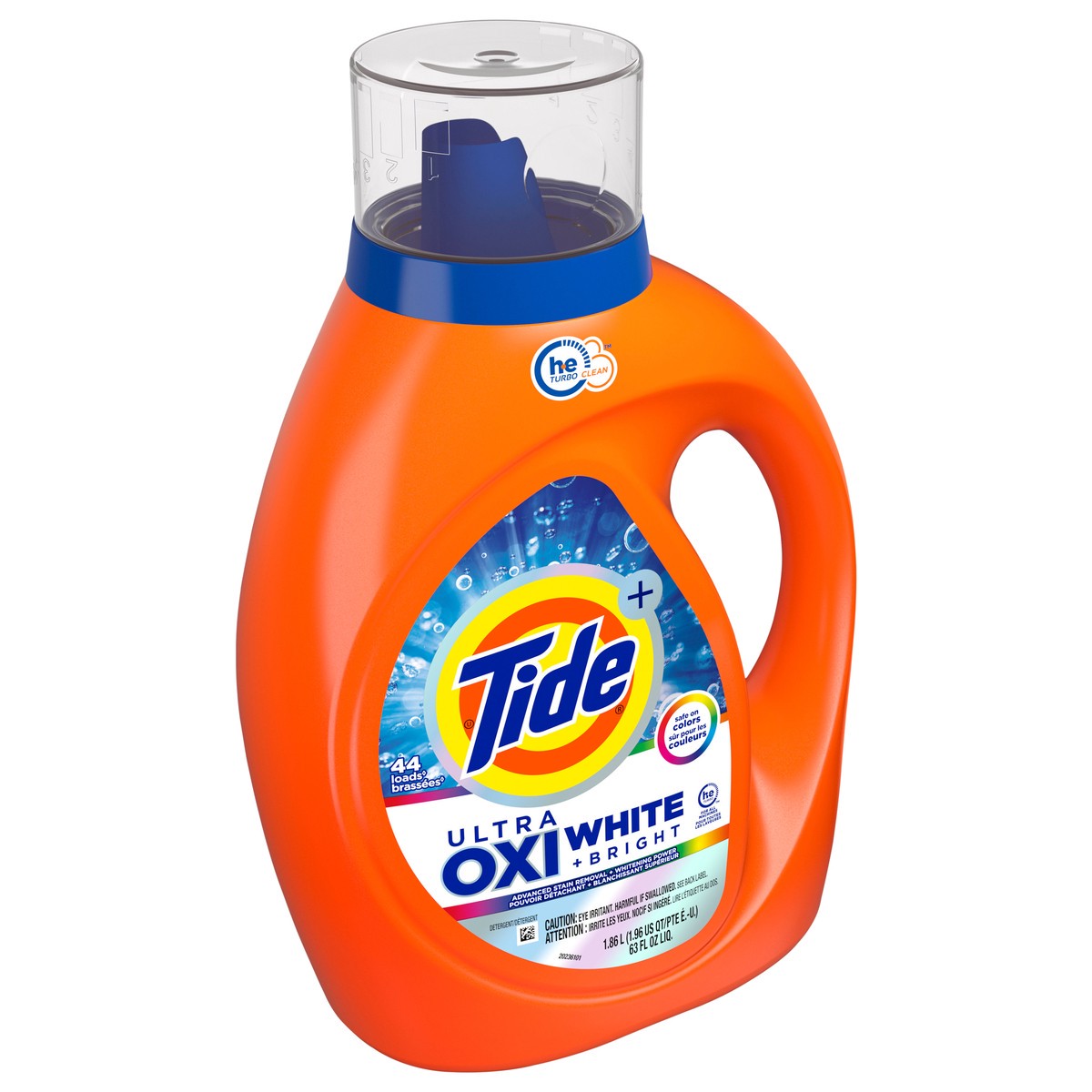 slide 2 of 7, Tide Pls Ultra Oxi Wht & Bright Lqd, 63 oz