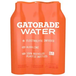 Gatorade Purified Water, Unflavored, 1 Liter, 6 Count