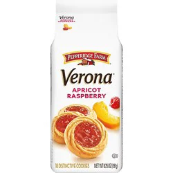 Pepperidge Farm Verona Apricot Raspberry Thumbprint Cookies - 6.75 Oz