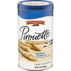 Pepperidge Farm Pirouette Crème Filled Wafers French Vanilla Cookies - 13.5 Oz