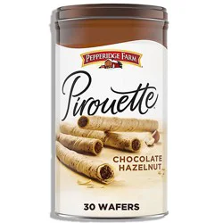 Pepperidge Farm Pirouette Crème Filled Wafers Chocolate Hazelnut Cookies - 13.5 Oz