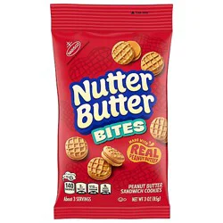 Nutter Butter Bites Peanut Butter Sandwich Cookies Big Bag - 3 Oz
