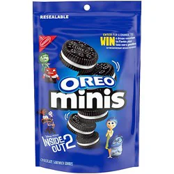 Oreo Snak Saks Mini Chocolate Sandwich Cookies - 8 Oz