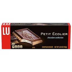 Lu Petit Ecolier European Milk Chocolate Biscuit Cookies - 5.29 Oz