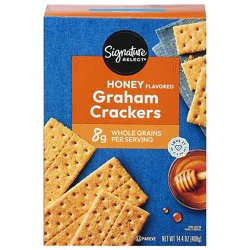 Signature Select Crackers Graham Honey - 14.4 Oz