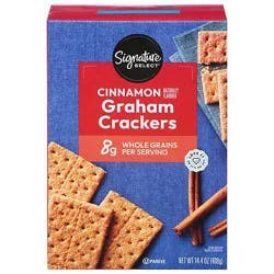 Signature Select Crackers Graham Cinnamon - 14.4 Oz