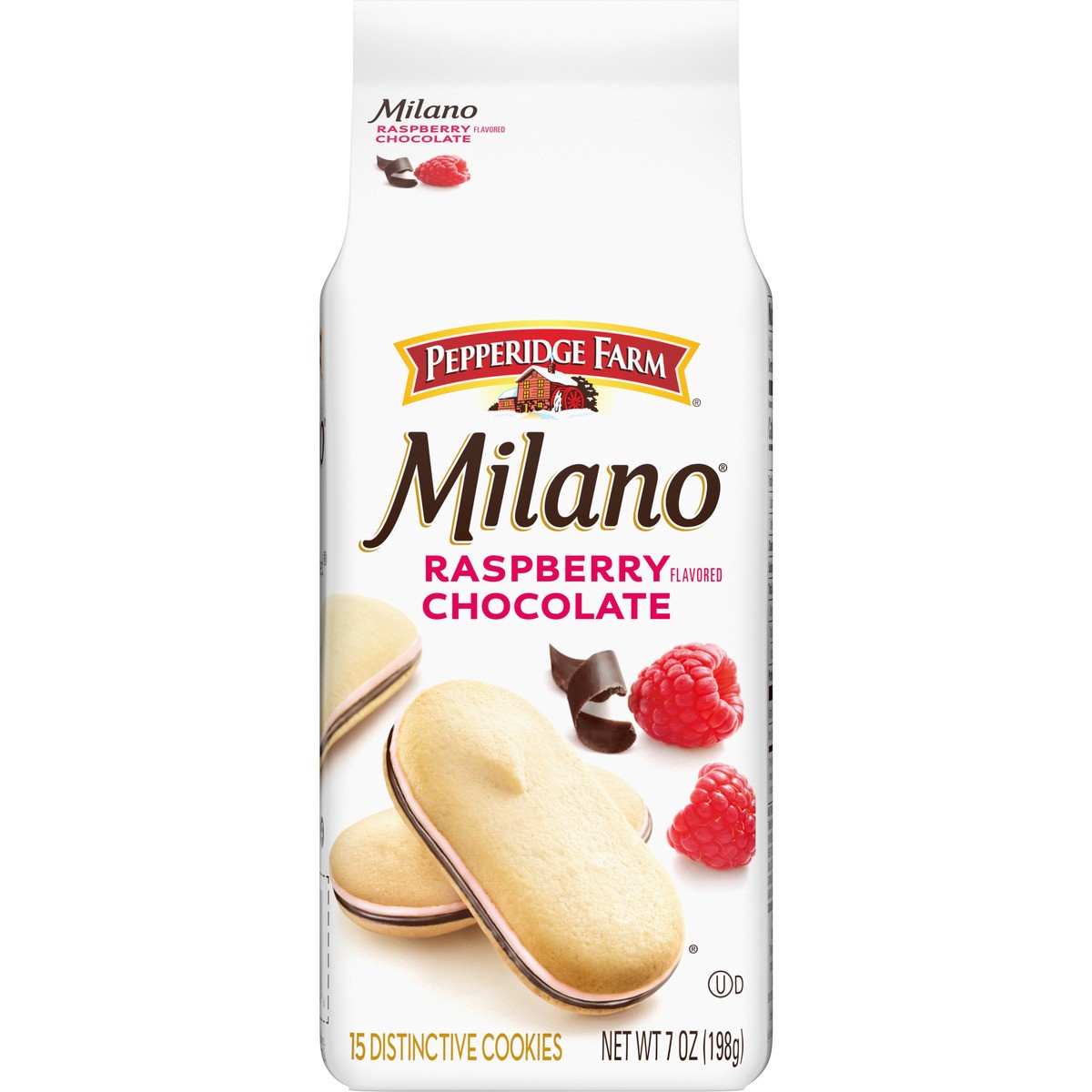slide 9 of 11, Pepperidge Farm Milano Raspberry Flavored Chocolate Cookies - 7 Oz, 7 oz
