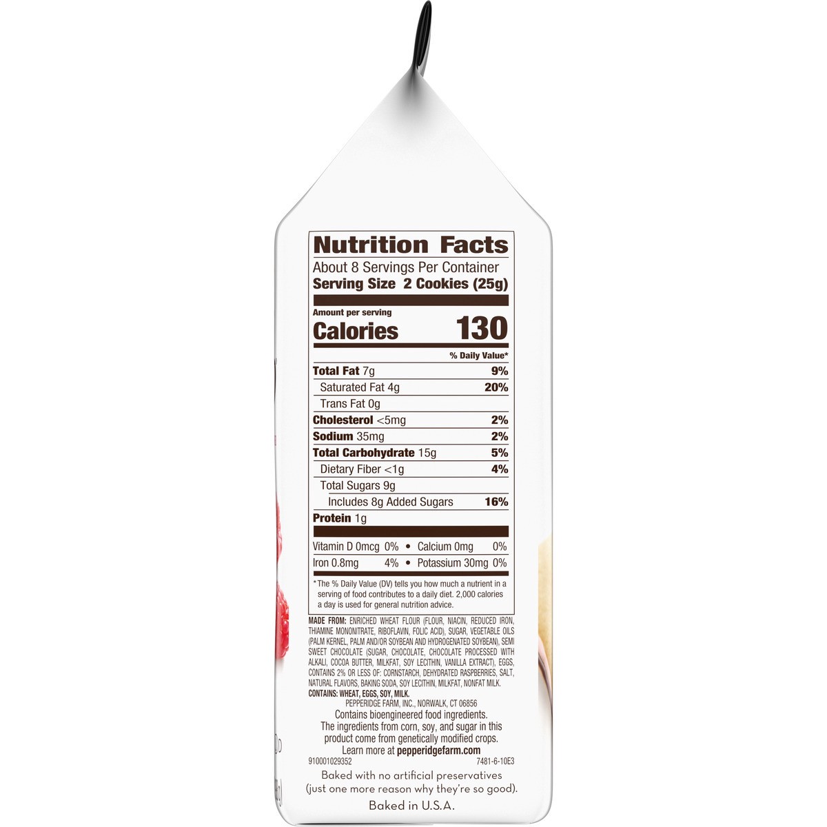 slide 2 of 11, Pepperidge Farm Milano Raspberry Flavored Chocolate Cookies - 7 Oz, 7 oz