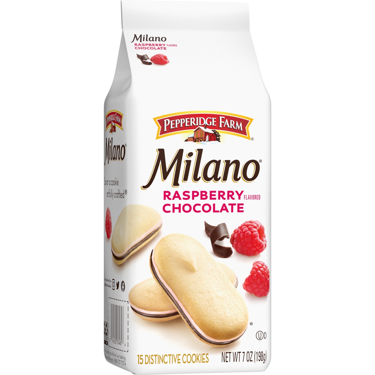 slide 10 of 11, Pepperidge Farm Milano Raspberry Flavored Chocolate Cookies - 7 Oz, 7 oz