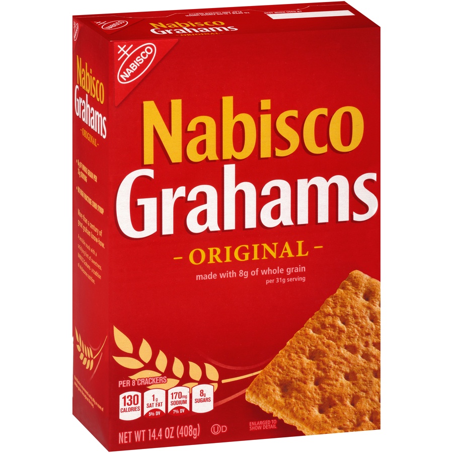 slide 2 of 8, Nabisco Grahams Original Graham Crackers, 14.4 oz, 14.4 oz