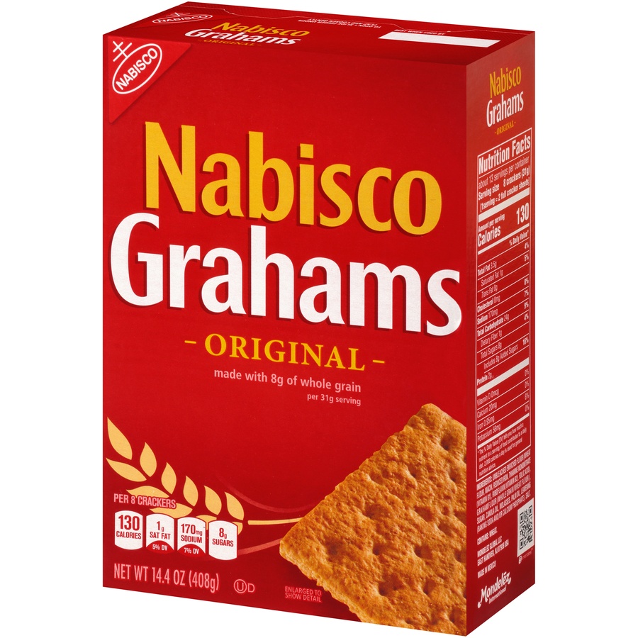 slide 3 of 8, Nabisco Grahams Original Graham Crackers, 14.4 oz, 14.4 oz