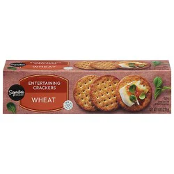 Signature Select Crackers Entertaining Wheat - 8 Oz