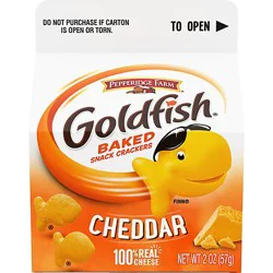 Goldfish Cheddar Cheese Crackers - 2 Oz
