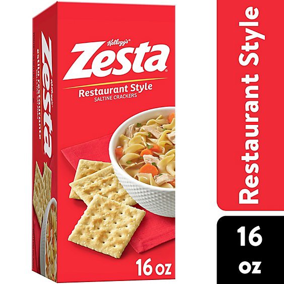 slide 1 of 1, Kelloggs Zesta Saltine Crackers Original Soup Crackers - 16 Oz, 16 oz