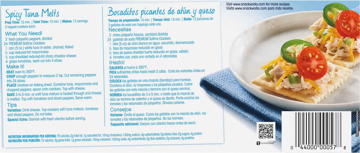 slide 8 of 14, Premium Original Saltine Crackers - 16 Oz, 16 oz